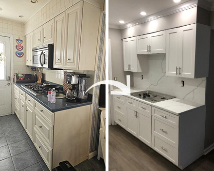 Kitchen Cabinet Refacing Transformation in Brooklyn