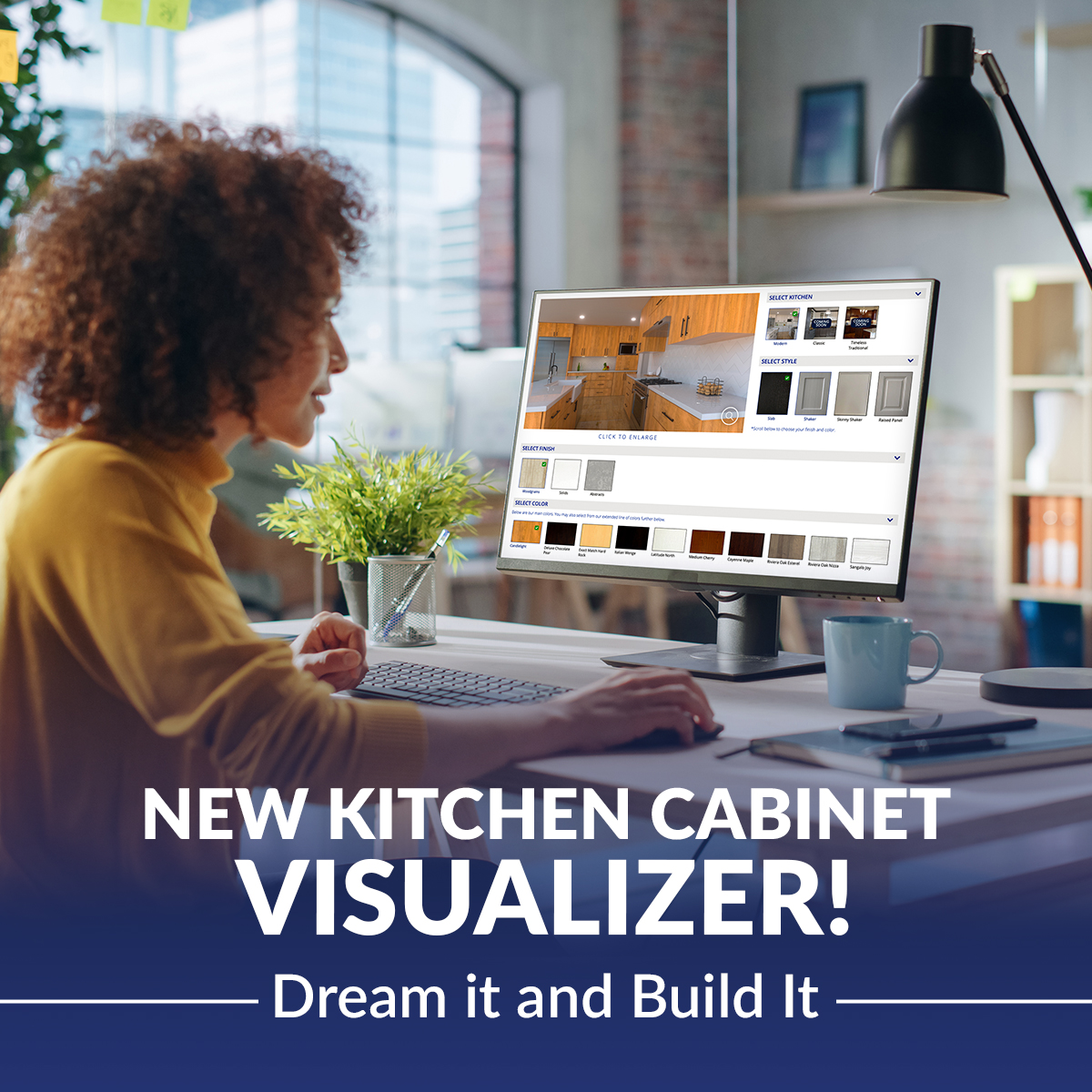 New Kitchen Cabinet Visualizer! Dream It and Build It